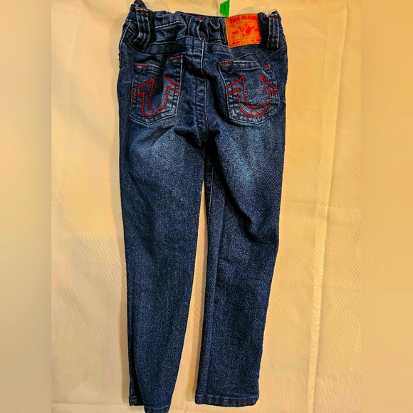 True Religion Denim Kids Jeans with Red Accents - Picture 1 of 2